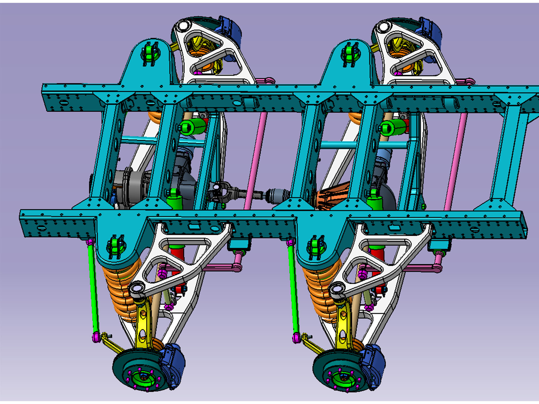 Mid Axle Independent Suspension for 3500s