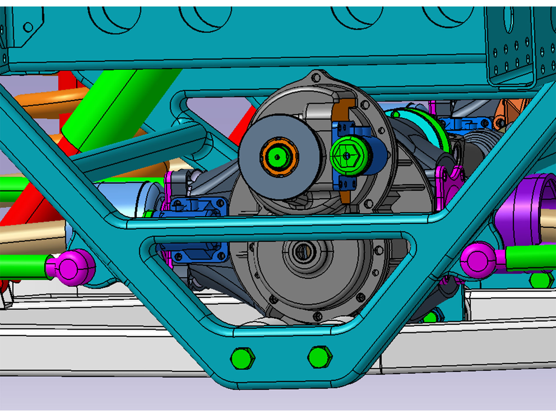 Mid Axle Independent Suspension for 3500s