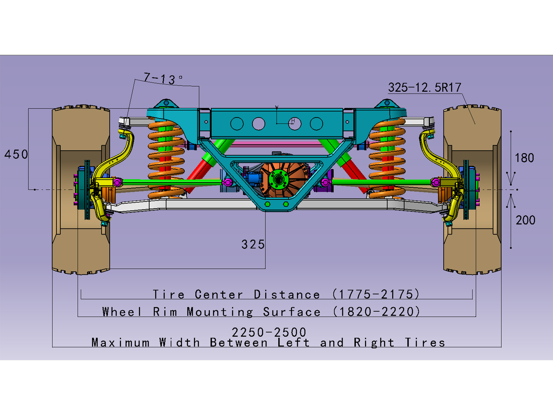 Rear Axle Independent Suspension for 3500s