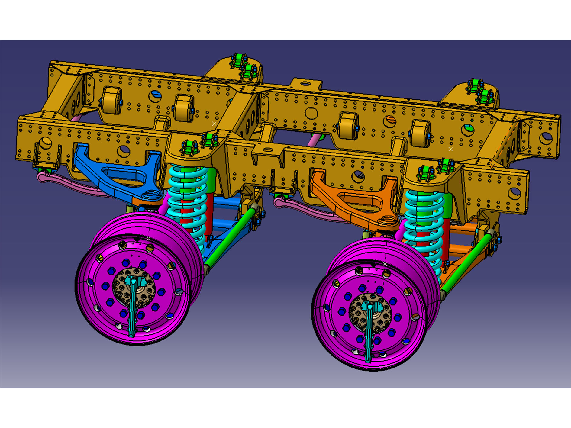 Mid Axle Independent Suspension for 6000s