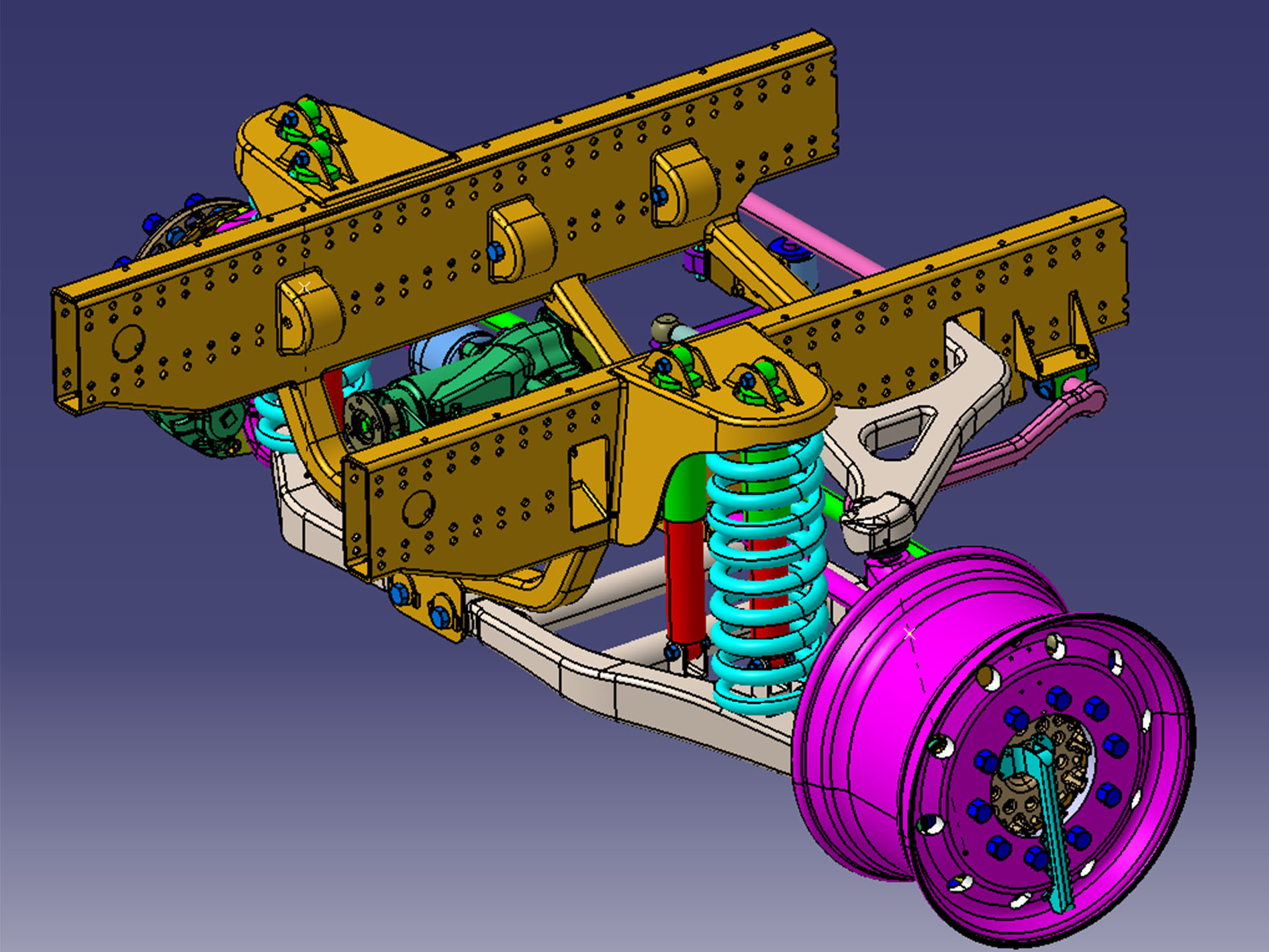 Front Axle Independent Suspension for 6000s
