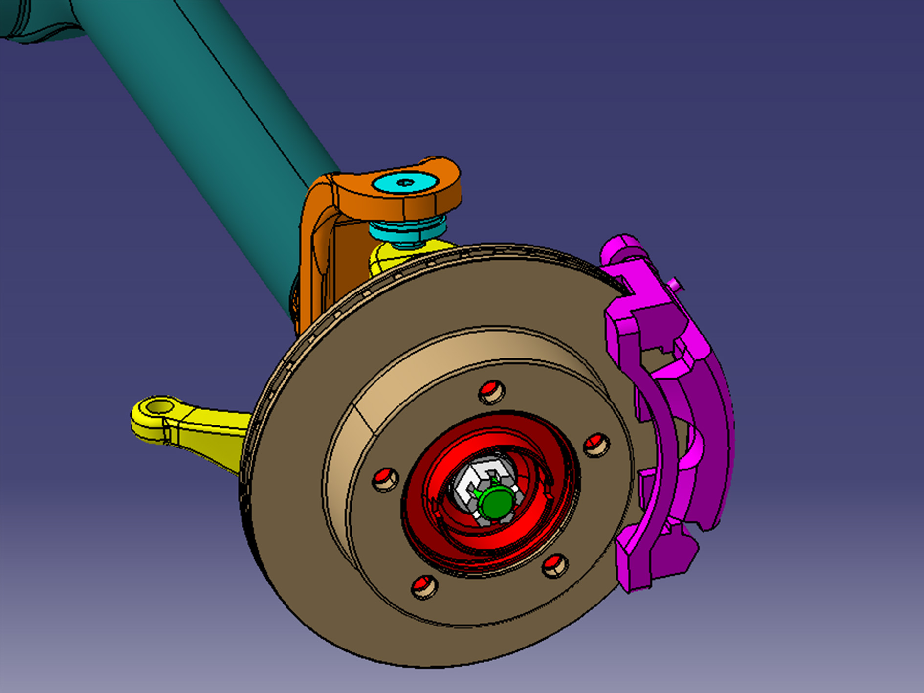 Front Axle Non-independent Suspension for 1500s