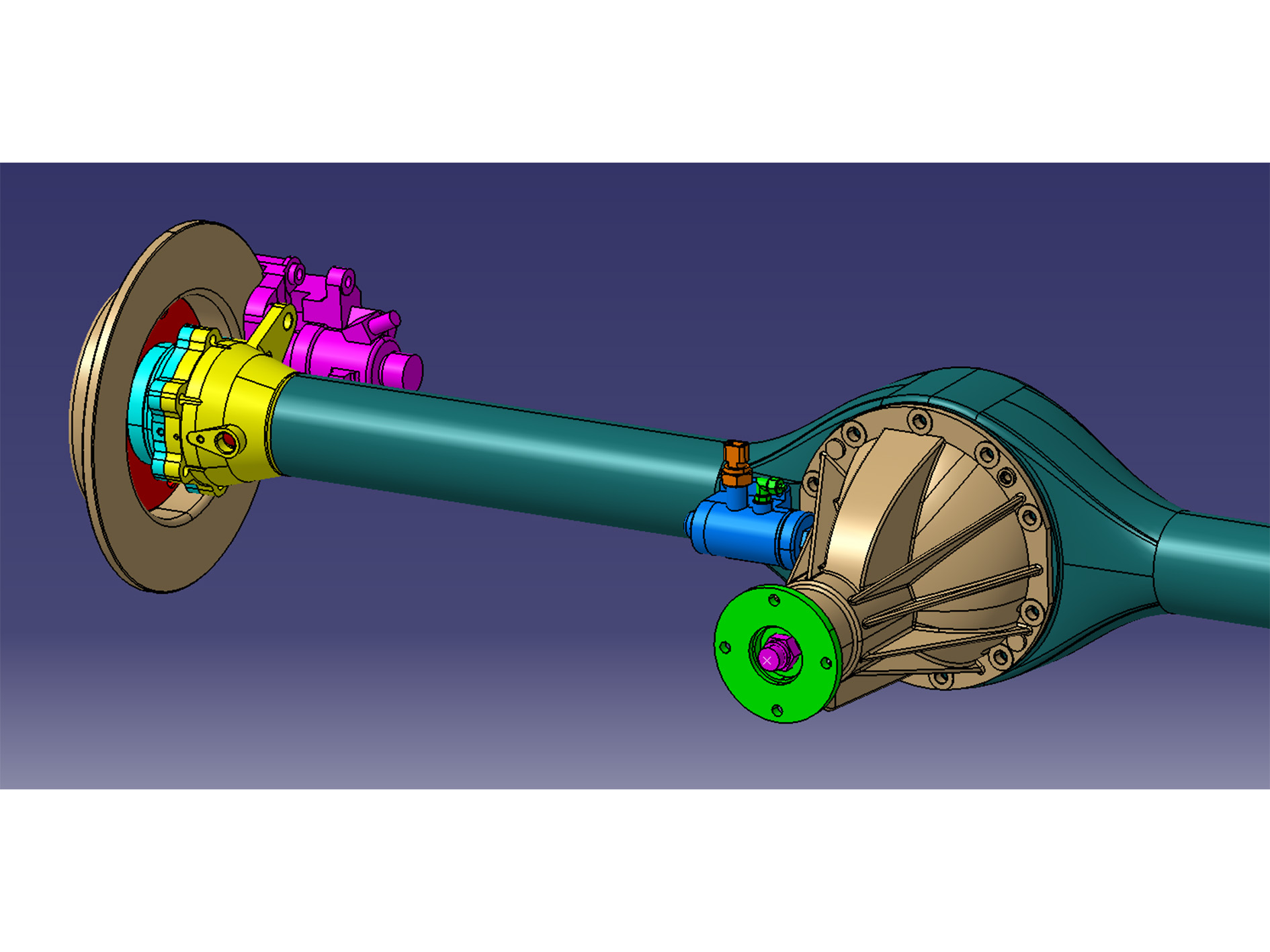 Rear Axle Non-independent Suspension for 1500s
