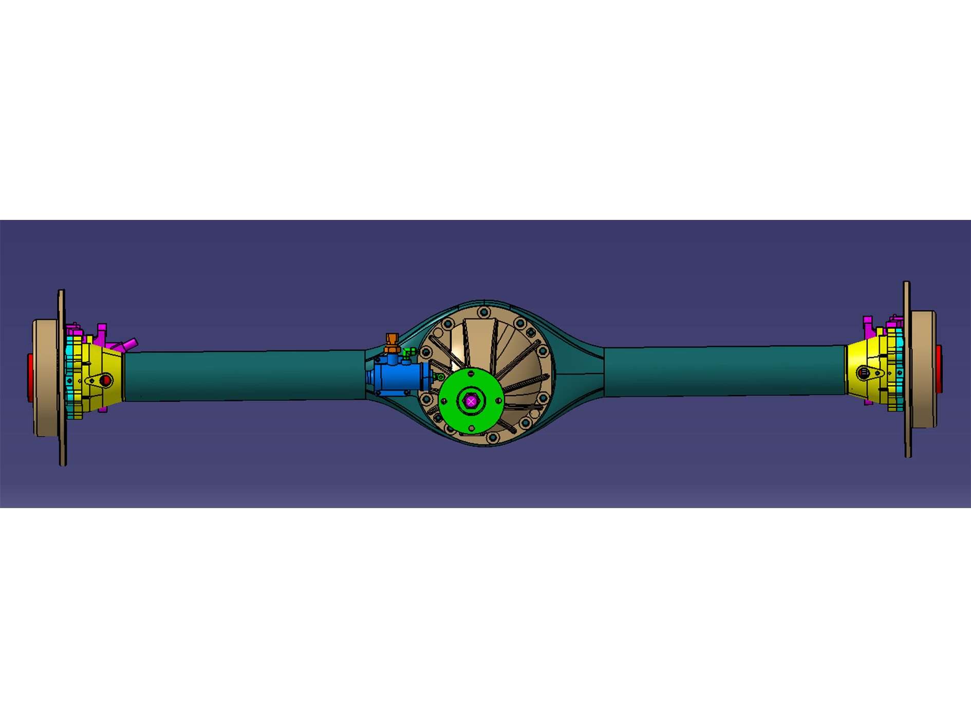 Rear Axle Non-independent Suspension for 1500s