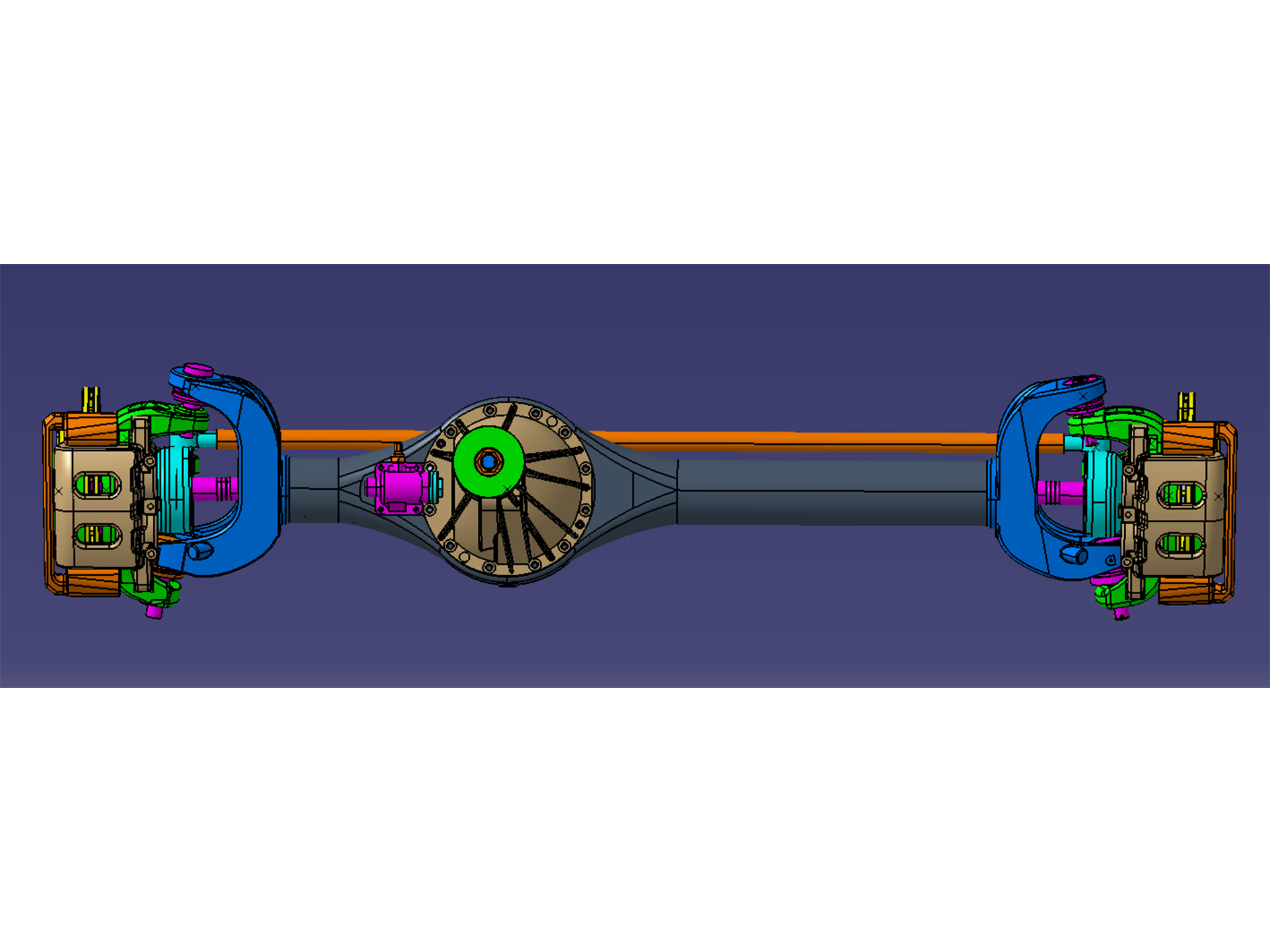 Front Axle Non-independent Suspension for 3000s