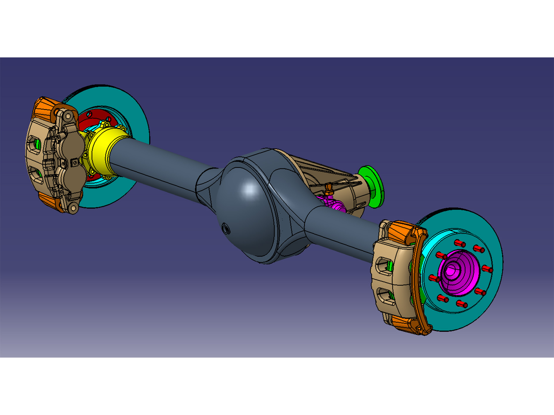 Rear Axle Non-independent Suspension for 3500s