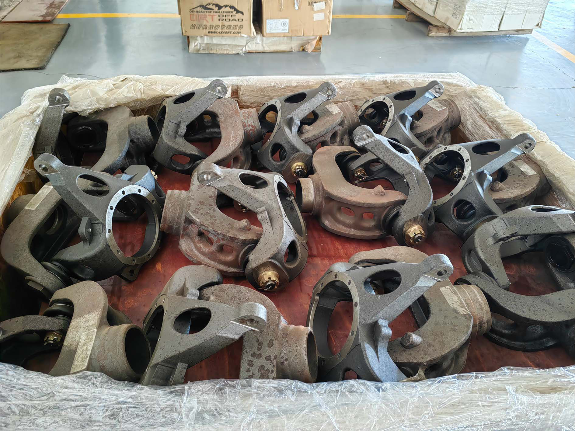 Non-independent Suspension Steering Knuckle System