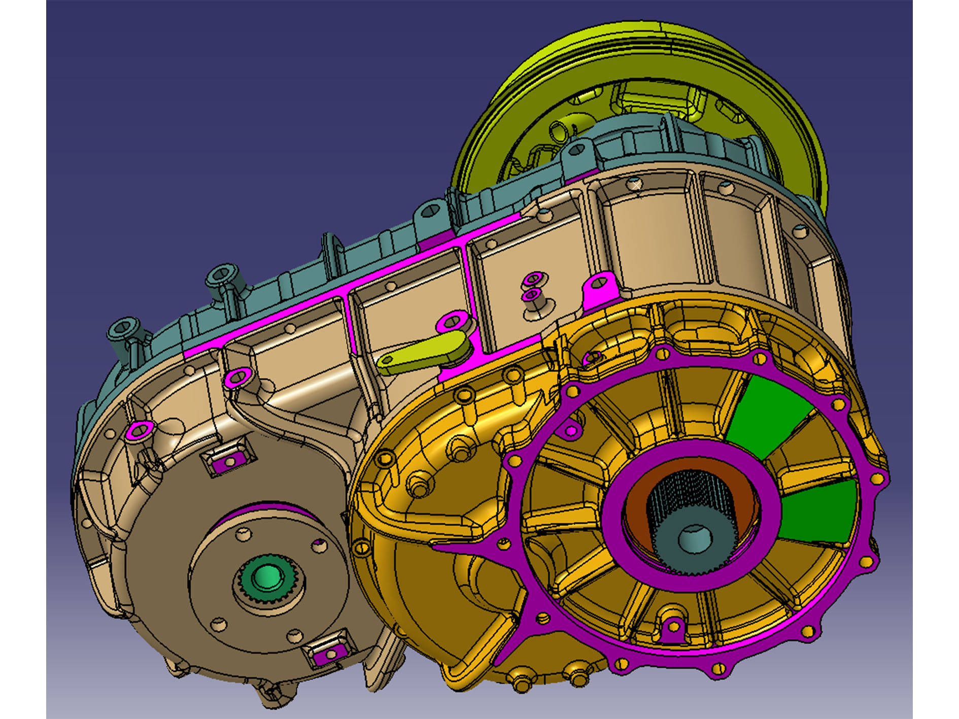 High-speed AWD Transfer Case W-BFD500-A