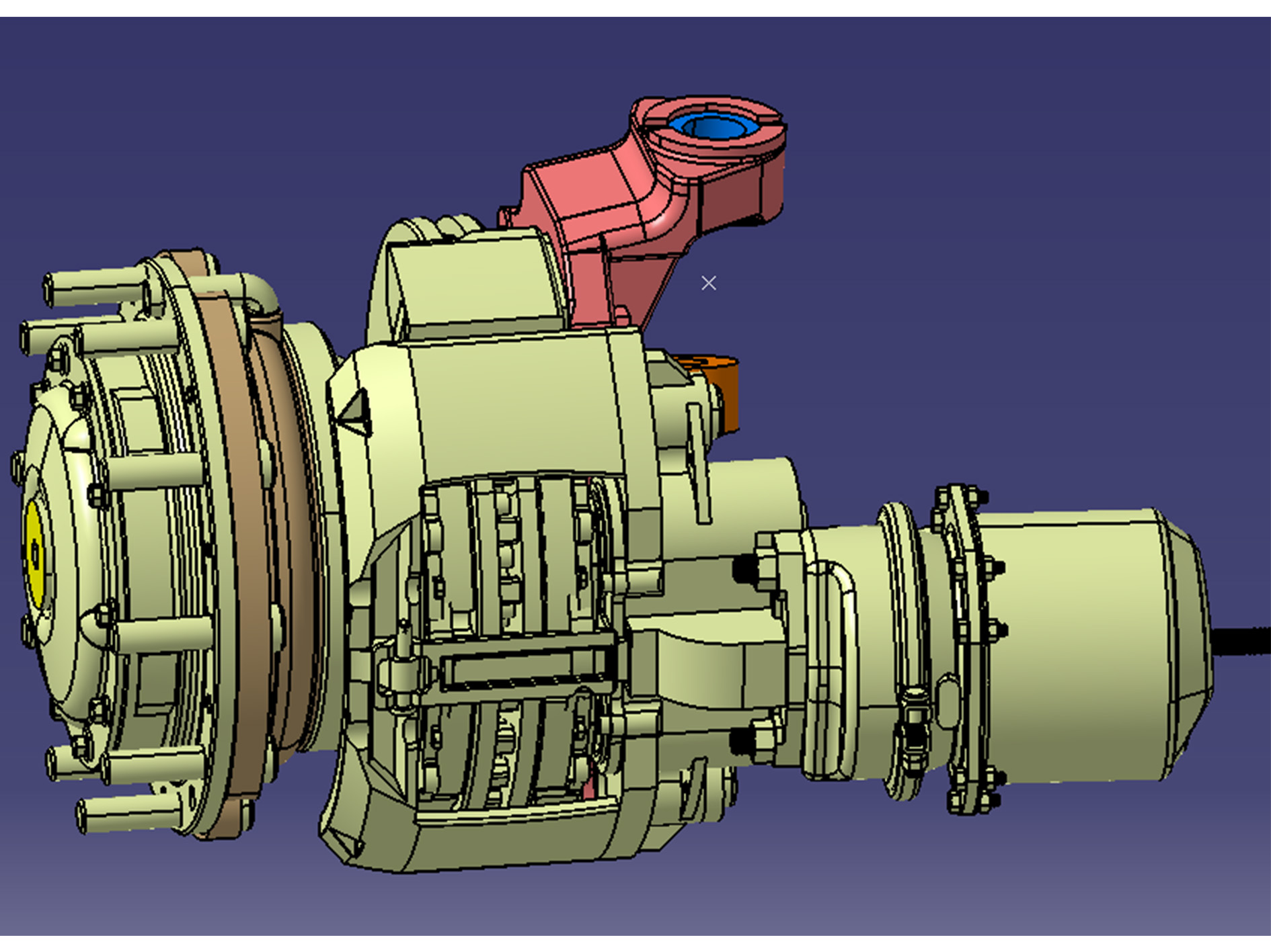 Heavy-duty Wheel-side Reducer (with parking brake)