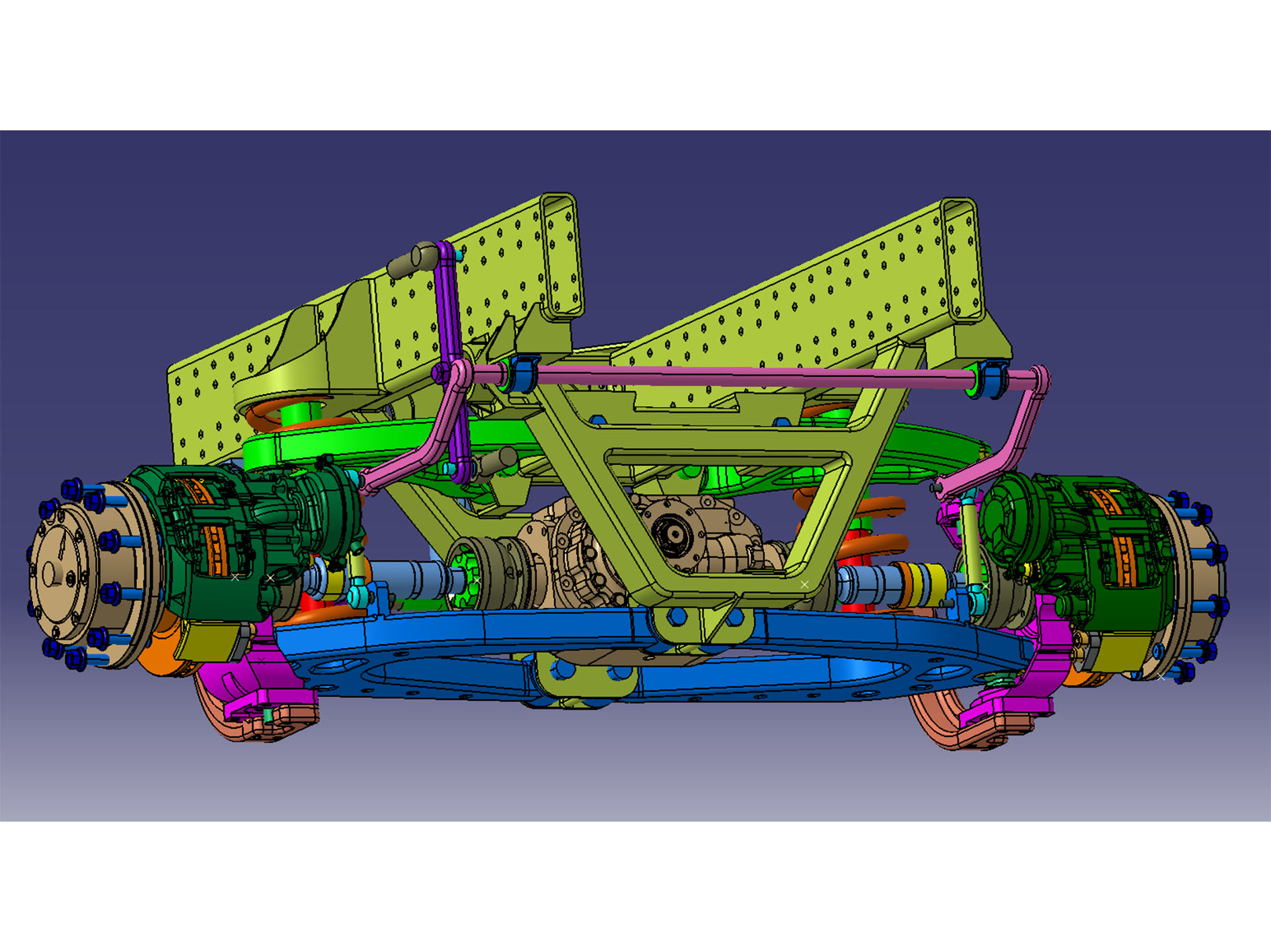 Front Axle Independent Suspension for 1300s