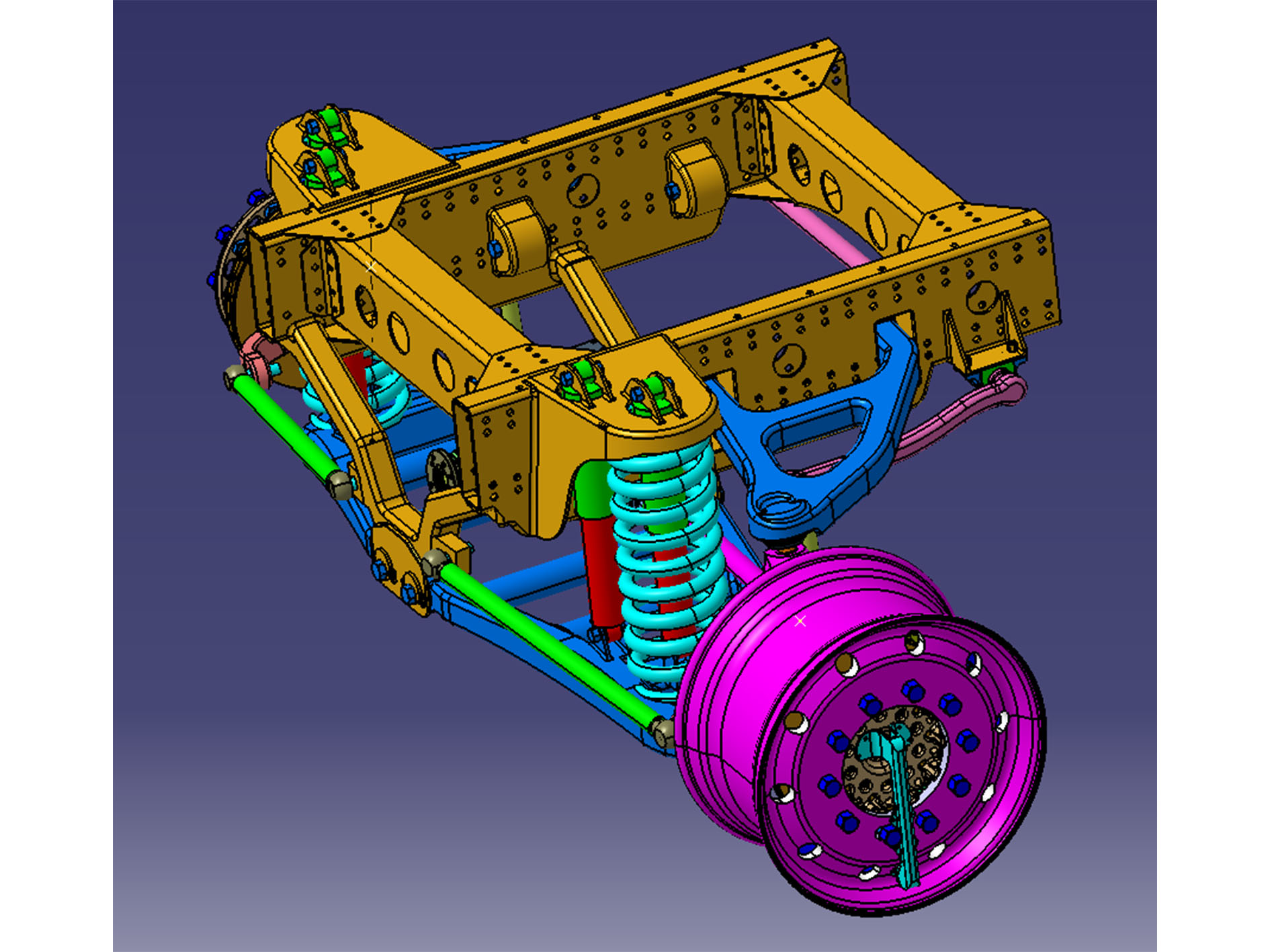 Rear Axle Independent Suspension for 6000s