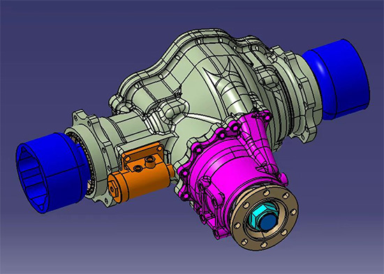 4x4 7-9T front and rear axle main reducer assembly